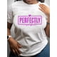 thumbnail image 1 of Women's Plus Size Casual Sporty T-Shirt, "Perfectly Imperfect" Heart Print, Comfort Fit Short Sleeve Tee, Fashion Breathable Casual Top, 1 of 6