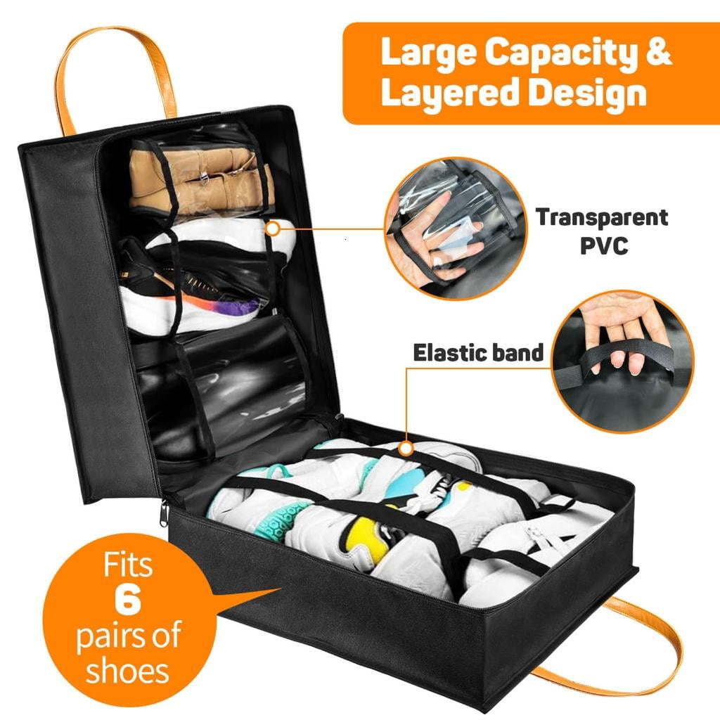 HannLk Waterproof Shoe Holder With Shoulder And Handles For Easy Carrying On