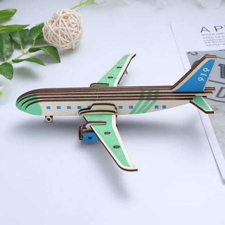 VERDANVERSE Airplane Model Kit Aircrafts Model Wood Multi 1 Set