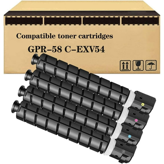 Compatible Toner Cartridge Replacement for Canon GPR-58 C-EXV54 Toner High Yield for Image Runner Advance C356i Ⅱ C356P Ⅱ C256i Ⅱ C356iF Ⅲ C256i Ⅲ C356P Ⅱ Printer