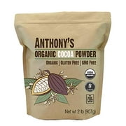 Anthony's Organic Cocoa Powder, 2 lb, Batch Tested and Verified Gluten Free & Non GMO