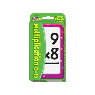 Trend Multiplication Pocket Flash Cards