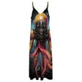 thumbnail image 4 of Octopus in The Mysterious Ocean Sleeveless Dress for Women Clothing Female Women's Summer Skirt, 4 of 7