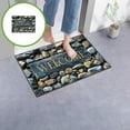 thumbnail image 2 of Elainilye Bathroom Rug, 24x36 Inch Memory Foam Entrance Non-Slip Mat - Illusion Pattern Water Absorbent Doormat for Tub Shower Area, S, 2 of 6