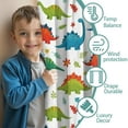 thumbnail image 3 of Blackout Kids Curtains,Colorful Dinosaur and Flower Pattern Childrens Insulated Curtains Set Of 2,Bedroom Essentials,Toddler Room Decor 42"x54", 3 of 5