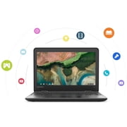 Restored Lenovo 300e Chromebook 11.6 Touchscreen 2-in-1 Laptop, Intel Celeron N4020, 4GB RAM, 32GB HD, Chrome OS, Black, 81MB0067US