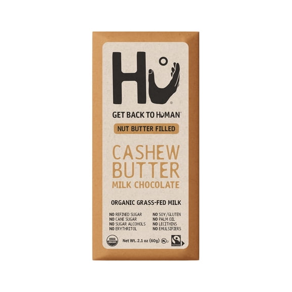 Hu Cashew Butter Milk Chocolate Bar, 2.1 Ounce Bar, 1 Count