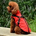 thumbnail image 2 of Pet Warm Jacket Small Dog Vest Harness Puppy Winter 2 in 1 Outfit Cold Weather Coat XS-XXL, 2 of 6