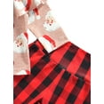 thumbnail image 4 of ZAXARRA Baby Girl?s Santa Claus Long Sleeve Tops and Plaid Long Pants Suit, 4 of 6