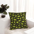 thumbnail image 6 of Pofeuu Cute Dinosaurs (2) Print Double-sided plush pillowcase Square Throw Pillow Covers Pillows Cover for Living Room Bedroom Sofa Couch Cushion Cover（No pillow core）-20"x20", 6 of 7