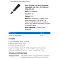 thumbnail image 2 of Front Strut and Coil Spring Assembly - Compatible with 2006 - 2011 Mercury Milan 3.0L V6 2007 2008 2009 2010, 2 of 2