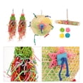 thumbnail image 3 of KAKOWELY 8 piezas de juguetes masticables coloridos para loros, juguetes para morder loros, kit de juguetes colgantes para jaula de pájaros, 3 of 4