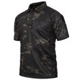 thumbnail image 5 of Camiseta táctica de secado rápido, camiseta táctica de manga corta de secado rápido, Polos con vuelta hacia abajo, ropa deportiva transpirable de verano para exteriores, 5 of 5