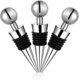 thumbnail image 1 of Wine Bottle Stoppers, 3Pcs Reusable Bottle Saver Sealer Wine Corks for Wine ChampagneBeer Spirits Collection, 1 of 4
