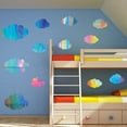 thumbnail image 4 of asddcavvf Cloud Wall Stickers Can Be Freelys Combined With Rainbow Cloud Stickers Middle School Locker Decorations Grandma Inhaler Wall Sticker, 4 of 9