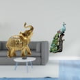 thumbnail image 2 of Figura de escritorio,Estante de estatua de elefante para escritorio,oficina,decoración del hogar,Figura de escritorio,Estante de estatua de pavo real para escritorio,decoración del, 2 of 8