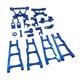 thumbnail image 1 of Piezas de chasis de metal de aleación de aluminio premium duraderas perfecl para Slash 4X4 HQ727 1:10 Scale RC Truck W001 Azul, 1 of 5