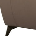 thumbnail image 3 of Leatherette Chair with Tufted and Diamond Stitched Backrest, Beige, 3 of 5