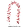 thumbnail image 3 of Mecorevxz Christmas Decorations Christmas Artificial Decorative Rattan Holiday Hanging Garlands Faux Christmas with Red Berries for Stairs Wall Fireplace Mantel Indoor Outdoor Decor,200cm, 3 of 9