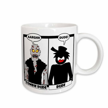 

3dRose ZOMBIE DUDE image 2 Ceramic Mug 11-ounce