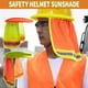 thumbnail image 1 of Xihbxyly Paño Protector Solar para Casco, Protector de Cuello Antideslumbrante, Diseño Ligero y Transpirable, Compatible con Casco de Seguridad, Parasol y Protector de Cuello, para Trabajadores de La, 1 of 2