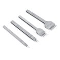 thumbnail image 4 of 4Pcs 4mm Prong Leather Craft Herramientas Herramienta de mano Punzones de costura Punch Tool Herramientas de cuero, 4 of 8