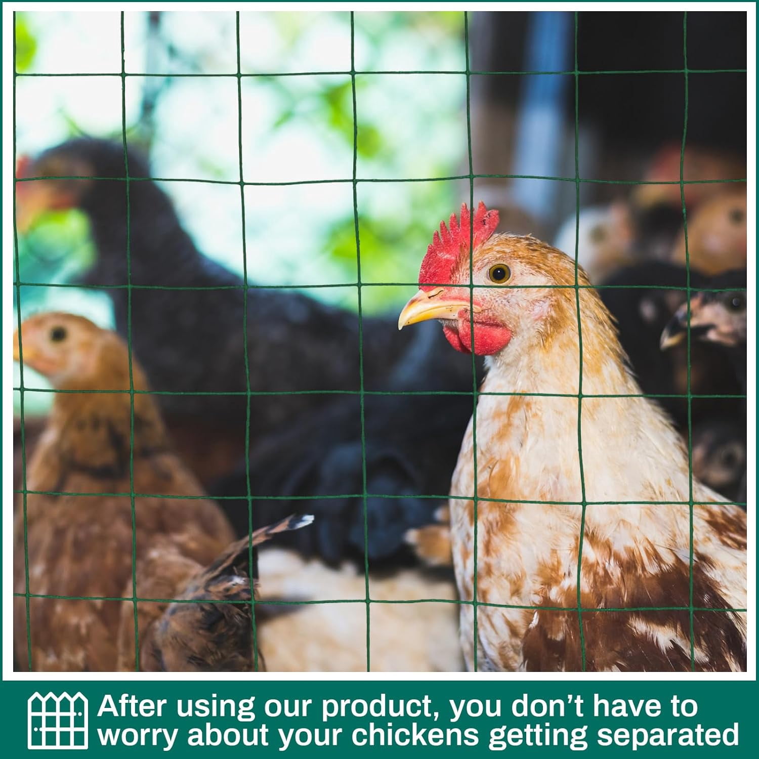 16 Gauge Galvanized Welded Wire Fence PVC Coated Hardware Cloth,  Mesh, Heavy Duty Garden Fencing Roll for Chicken, Dog Yard, Deer Cattle & Animal Protection