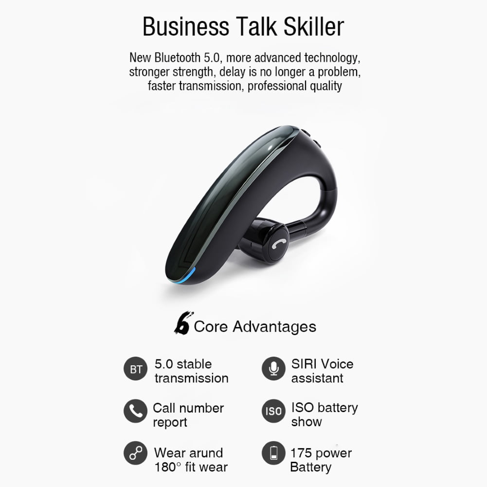 F900 Mini Earhook Wireless Bluetooth 5.0 Earphone Car Handsfree Call Headphone 