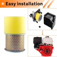 thumbnail image 2 of APPLAYERR Air Filter Set For GX340 GX390 Generators Pressure Washers Lawn Mowers Tillers Excellent Filtration, 2 of 10