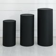 thumbnail image 1 of Juego de 3 Fundas de Spandex para Soporte de Cilindro Uxcell, Negro (Tela Elástica-Grande), 1 of 5