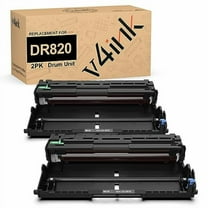 V4ink DR820 Compatible Drum Unit Replacement for Brother DR820 DR-820, 2-pack