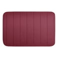 thumbnail image 2 of NEWEEN Bath Mats for Bathroom Non Slip - Memory Foam Bath Mat Coral Velvet Super Water Absorbent Polyster Soft Shaggy Anti-Slide For Bathroom Floor Rug - 24"x16", 2 of 6