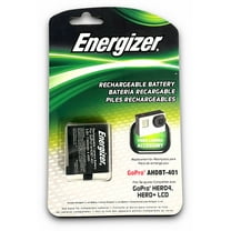 Energizer AHDBT-401 Rechargeable Battery for GoPro Hero4, GoPro HERO4 Black, GoPro HERO4 Silver, Hero LCD - Replacement for GoPro AHDBT-401 - 3.8V 1160mAh