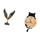 thumbnail image 5 of Reloj De Pared De Resina Con Alas Extendidas, Escultura Feng Shui, Adorno Decorativo, Ligero, Sin Tictac, Para Oficina, Dormitorio, Hogar, Regalos, Fácil De Leer., 5 of 8