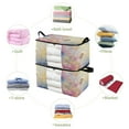 thumbnail image 5 of BZSMCE Under Bed Storage Bags With Reinforced Handles Watercolor Dandelion Painting Underbed Storage, 5 of 7