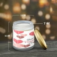thumbnail image 2 of Vanilla Scented Candle – Valentine’s Day Gift for Him or Her – Sketched Hearts – Romantic Home Fragrance Candle, 2 of 4