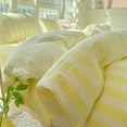 thumbnail image 3 of DONGTIAN Super Soft Washed Cotton Bed Four Piece Set, Summer Small Fresh Duvet Set, Three Piece Set, Dormitory, 3 of 5