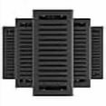 thumbnail image 2 of Imperial RG3439 4 x 10-Inch Montezuma Decorative Floor Register, 5-Pack, Black Iron, 2 of 5