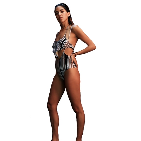 Pura Vida Alondra Suspender Bikini and Bodysuit Swimsuit Set (Women's), 2-Piece Set