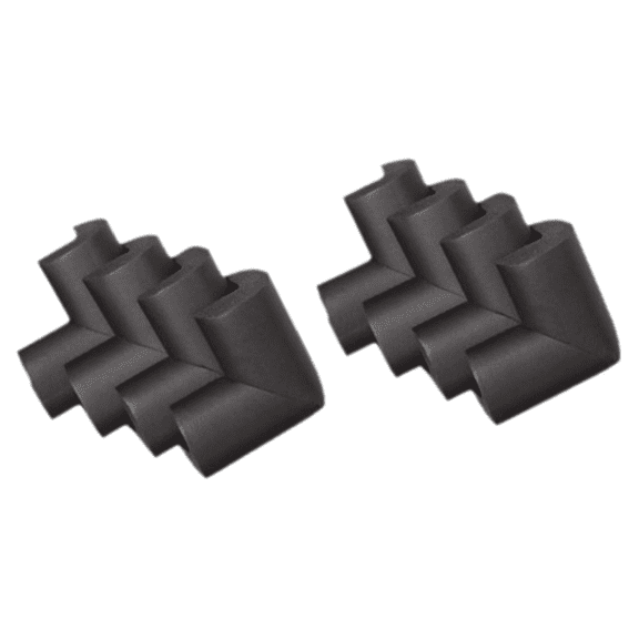 Soft Foam Table Corner Bumper Guard, Child Safety Furniture with Pre-Taped Fire Retardant Adhesives, Non-Toxic NBR Rubber Anti-Shock Protectors for Desks and Table Corners, Baby