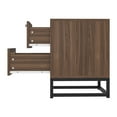 thumbnail image 2 of Topcobe 1 Pieces Modern 2 Drawer Nightstand for Home Office Small Spaces, Home Decor Minimalist Lamp Table for Bedroom Living Room, Easy Assembly Bedside Table Set for Sofa Couch, Brown, 2 of 15