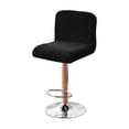 thumbnail image 1 of Toystoory Funda protectora para silla de comedor de 4 piezas, tela de primera calidad, tamaño completo de fácil cuidado, funda para asiento de Decoración del hogar negro, 1 of 6