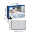 thumbnail image 3 of Película de aluminio magnética para cubierta de parabrisas de coche | Protector de sol y nieve | Protección para todas las estaciones | Bloquea el sol, la nieve, el hielo, las hojas | Plegable, 3 of 9