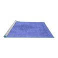 thumbnail image 2 of Ahgly Company Machine Washable Indoor Rectangle Oriental Blue Industrial Area Rugs, 5' x 8', 2 of 4