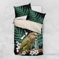 thumbnail image 1 of Juego de cama personalizado Kakapo de Nueva Zelanda Aotearoa Helecho con Manuka LT14, 1 of 6