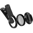 thumbnail image 1 of ZOUSSIQI 37mm Cell Phone Lens CPL Filter- Universal Phone Camera Lens Clip On CPL Filter Lens Circular CPL Polarizer Filter Compatible with/Smartphones, with Lens Clip and Storage Bag CA919-53009, 1 of 9