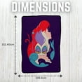 thumbnail image 1 of Princess Ariel (62 x 90)" Super Soft Bedding Micro Raschel Lightweight Throw Blanket, 1 of 3