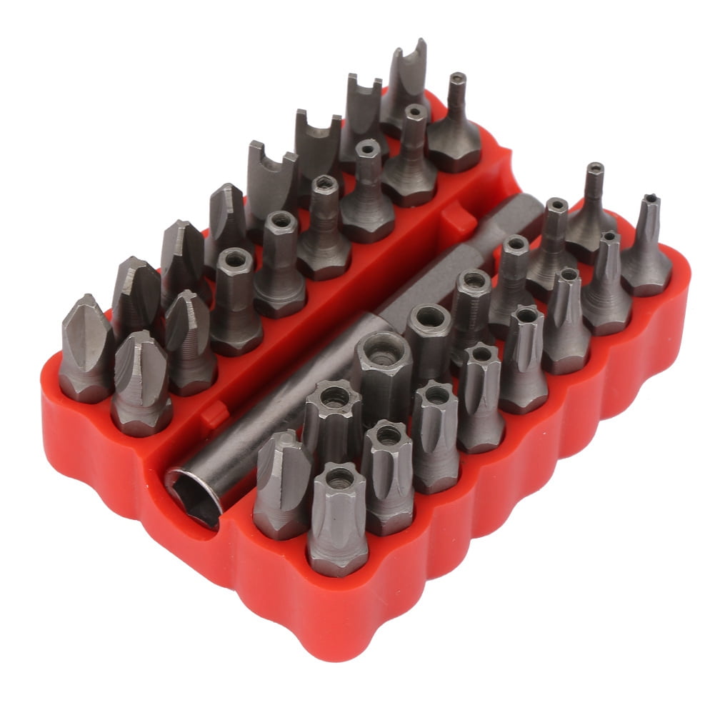Kritne 33 in 1 Hollow Screwdriver Bit Kit Hex Cross Star Screw Bits