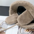 thumbnail image 4 of Sombrero suave y cómodo Sonducket de cubo de piel sintética blanco, 4 of 6