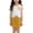 Yellow-04, variant on Owordtank Girls Summer 2 Piece Outfits Sleeveless Button Down Vest with A-Line Cute Pleated Mini Skirt for 2-8 Years